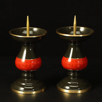 Pure copper candle holder candle for the Buddha home ghee lamp holder Buddha Hall Buddhas house for the lamp Guanyin Changming light for the lamp holder