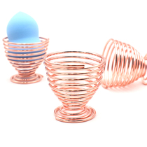 Anti-mold beauty makeup egg drying gourd powder puff makeup cotton sponge egg storage rack egg rack support spiral gilded