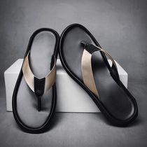 Tide brand slippers men wear Flip-flops summer New Wild Fashion Net red trend skid sandals men cool