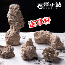  Special price absorbent stone Sheung shui stone Bonsai rockery tail goods raw stone wool stone ornamental stone decorative stone ultra-low price