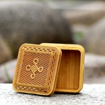 Boxwood jewelry box Chinese vintage storage box necklace pendant jewelry box mahogany jewelry box home decorations