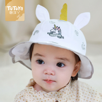 Baby Sunshade Hat Spring Autumn Thin baby hat fisherman hat men and women sunscreen hat big hat brim cute autumn