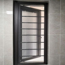 Shanghai screen window protection anti mosquito screen window security fence childrens high-rise protection screen door door custom