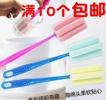 Full foam sponge head wash cup brush multifunctional bottle brush tea wine cup bottle foam cleaning brush