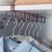 Kitchen-free three-row lower adhesive hook large hanging cabinet partition hanger shovel spoon wardrobe storage adhesive hook