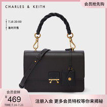 CHARLES & KEITH 21 autumn new product CK2-50701133 womens chain shoulder armpit small square bag