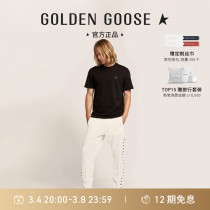 Golden Goose Mens Clothes Star Round-collar Short Sleeve Casual Top T-shirt