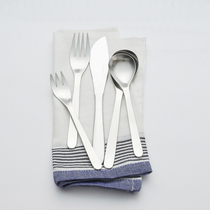 Made in Japan imported Willow tsugari tableware fork spoon Western food household stainless steel brushed butter fruit fork