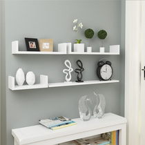 Wall shelf bedroom living room TV background wall decoration shelf U-shaped partition wall cabinet wall wall bookshelf