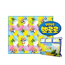 South Korea Import PORORO Little penguin picnic ground mat moisture-proof chill camping cushion cute cartoon cushion 180 * 150