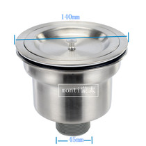 Kitchen sink sink drain pipe accessories Stainless steel sink sink Sink sink downspout cage Filter basket