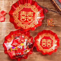 Wedding Celebration Supplies Great All-candy Tray Wedding Wedding Party Thickening Festive Fruit Tray Womens Mothers Family Prepared for Wedding
