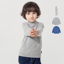 Balacabra boy stitch cardiovert 2021 winter dress new children sweater jacket head pure color tide 201421103116