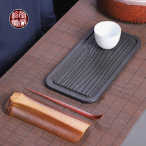 Dry bubble table small tea plate coarse ceramic cube ceramic porcelain tray pot bearing tea cup