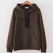 Gush clothing ladies loose 2020 new autumn and winter thickened Korean version with cap blouses big code coats and pins