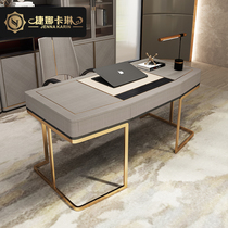 Idystyle light extravaganza book table and chairs combined rear modern book room desk brief writing desk bedroom solid wood computer desk