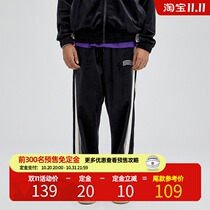 ZONEiD spring and autumn French Terry basketball sports trousers mens tide loose warm drop feel Joker casual pants