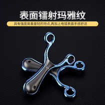 Traditional slingshot stainless steel round rubber band outdoor power Precision Outdoor Shooting Fish fishermen feel good and durable
