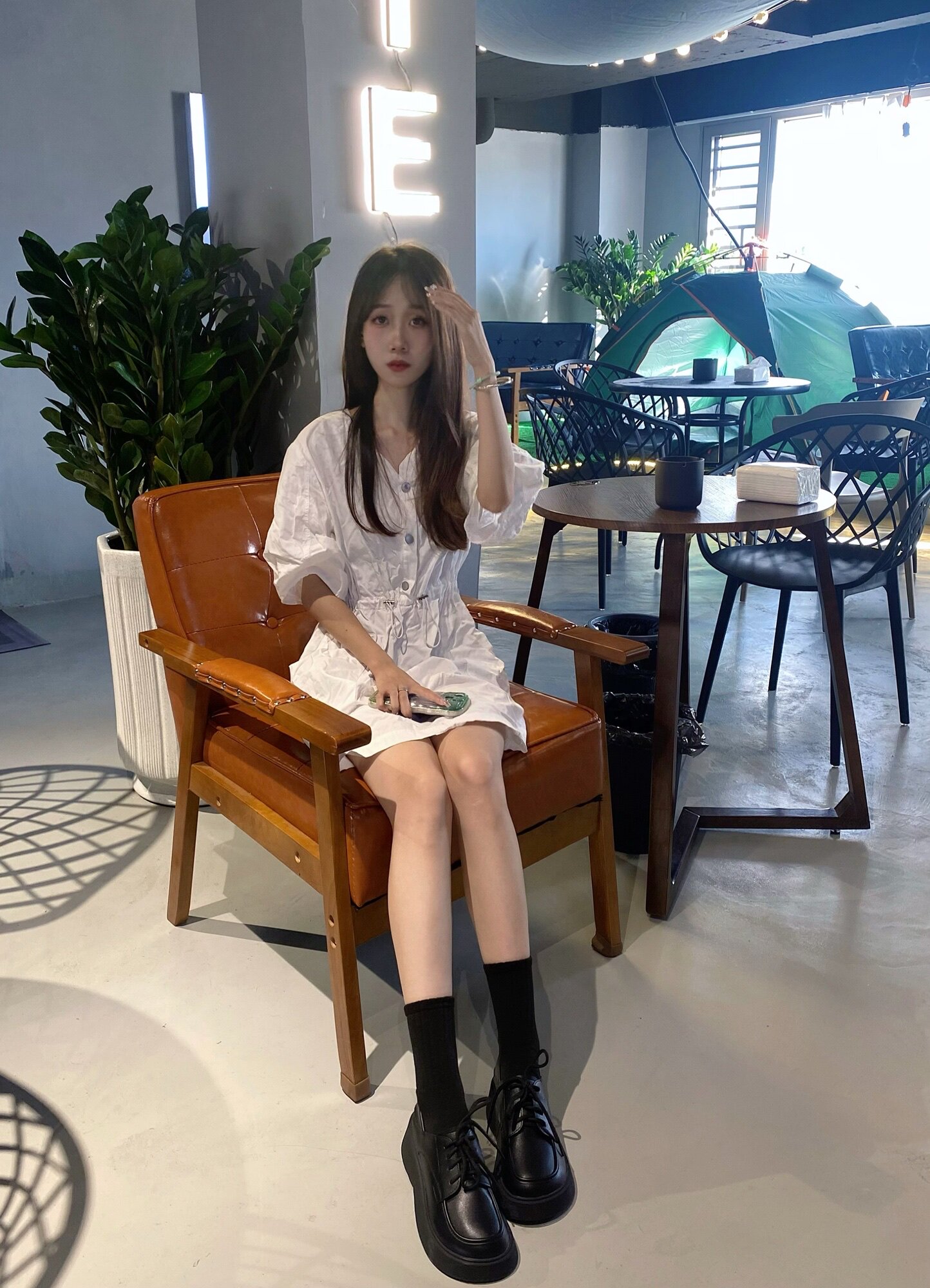 达芙妮春季厚底乐福鞋，英伦风厚底增高3-4cm小个子友好一脚蹬便捷