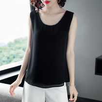 Black Snowspun Harnesses Vest Woman Summer Wear 2022 New suits Inner Hitch Bottom Sleeveless Jacket Design Sensation