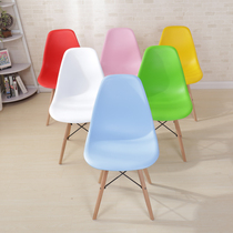 Designer chair simple fashion casual plastic chair creative computer chair office dining chair conference chair dining table chair