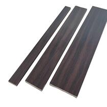 Flat line self-adhesive background wall border Ceiling ceiling modeling decoration Wood grain color New Chinese style PVC door edge