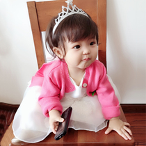 Baby 100-day dress womens skirt birthday full moon suit 100-day banquet baby princess dress autumn 0-1 year old