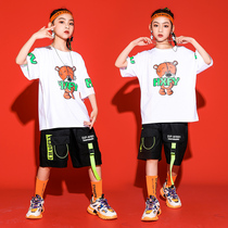 June 1 childrens performance clothing street dance tide dress boy hip hop suit national tide girl jazz dance costume show tide card