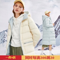 Dragon Lion Dell Cabinet new women double-sided down jacket long thin down jacket loose 238421159