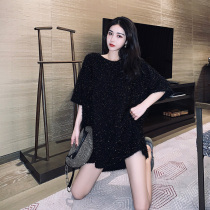 Tide brand net red short-sleeved T-shirt womens 2021 summer new fashion Harajuku wild loose design niche top