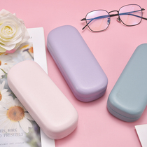 Sun-series ins glasses case Advanced sense portable anti-pressure female type light children eye nearsightedness sunglasses containing box