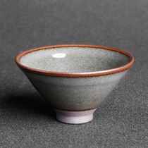 Longyao firewood Jianyang Jianyang Jianzhan cup pure hand-built kiln master Cup single cup tea cup cup tea set