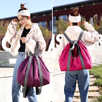 Big bag double shoulder bag female 2021 new fashion Korean version wild fashion Oxford cloth travel backpack large capacity school bag