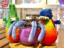 Bubble pet-GiGwi expensive for dog puppies small dog vocal plush rubber egg elastic ball ball alone toy