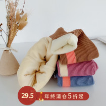 Little pudding baby baby custom girl leggings 2020 new winter slim pants children warm padded trousers