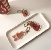 A variety of bear bear pendant acrylic ins Wind cute key chain bag camera airpod girl heart hanging ornaments