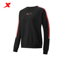 XTEP sports womens sweater 2021 spring new contrast color casual pullover top female 979128920394