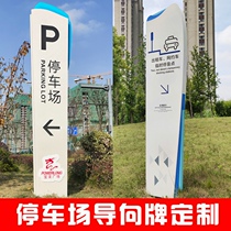 Outdoor community Real Estate parking lot guide plate guide sign sign custom Real Estate parking guide plate custom