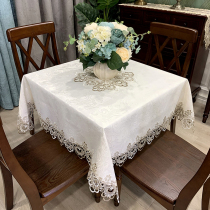 Square tablecloth European style home lace fabric tea table mahjong table square tablecloth square table table tablecloth tablecloth