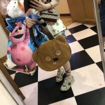 Japan USJ Universal Studios Timu bear cartoon cute plush storage bag shopping bag