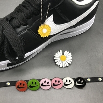 Accessories Notched brooch shoelace canvas shoes red pink hook decoration green Zou Ju sports shoes buckle badge