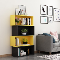 Placer cabinet free combination simple bookshelf floor children bookcase modern with door rack simple locker