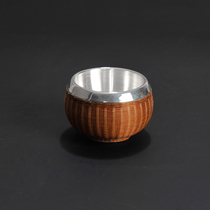 Fine workshop silver cup 999 sterling silver teacup Kung Fu tea cup Tea cup Master cup tea Silver cup Single cup tea cup