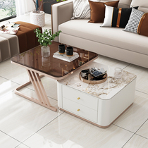 Italian light luxury retraction tea several small household combination tea tables with modern minimal living room furniture tea table