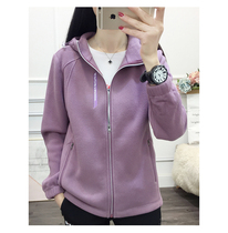 Outdoor grab wet clothes sweater loose warm sports sweater coat spring and autumn plus tide