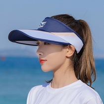 Sun hat childrens summer Korean version of tide Joker sunscreen hat female cover face big edge riding bicycle UV unroofed sun hat