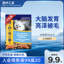 Ocean Star Salmon Baby Cat Food 180g Experience Dress Natural Valley English Short American Short Kitten Trial Cat Food