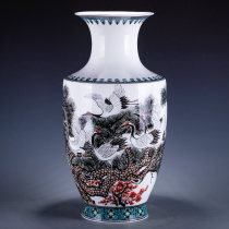 80-year-old soldier outstanding Chinese painting and calligraphy artist Xie Huitang Songhe Yannian vase