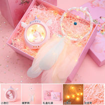ins girl heart Unicorn Night Light Net red answer book catcher dream net send girlfriends birthday gift box