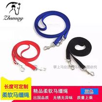 Water-taker reins wire board equestrian equestrian accessories double-head Hook double-layer strong durable horse rope